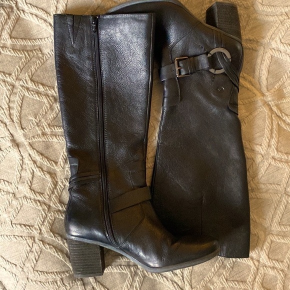 Joseph Siebel Tall boots. Western feel, with zip and stacked heel. 7.5 - Picture 9 of 11
